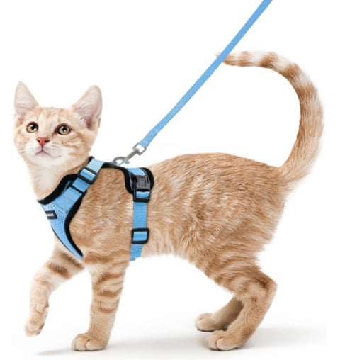SafeCat™ Katzengeschirr atmungsaktiv mit Leine