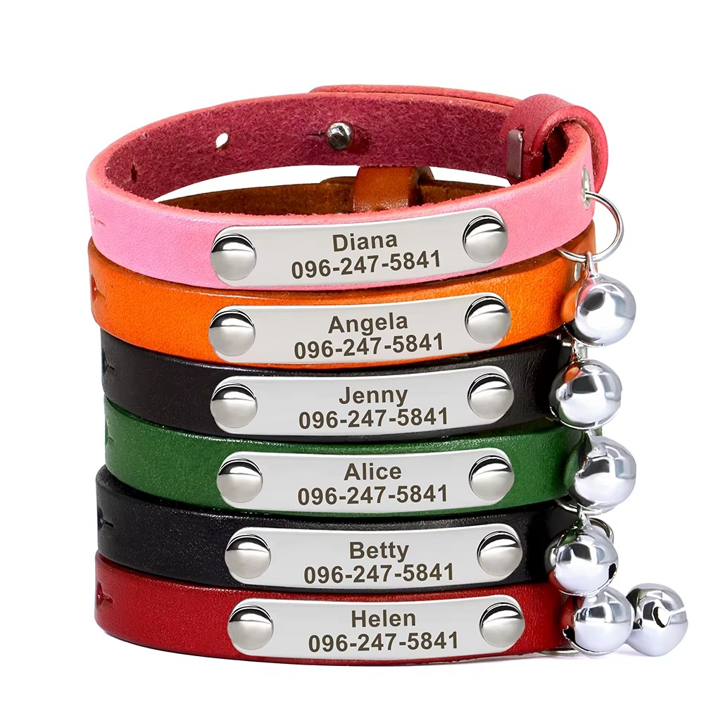 Personalisiertes Katzenhalsband mit Gravur