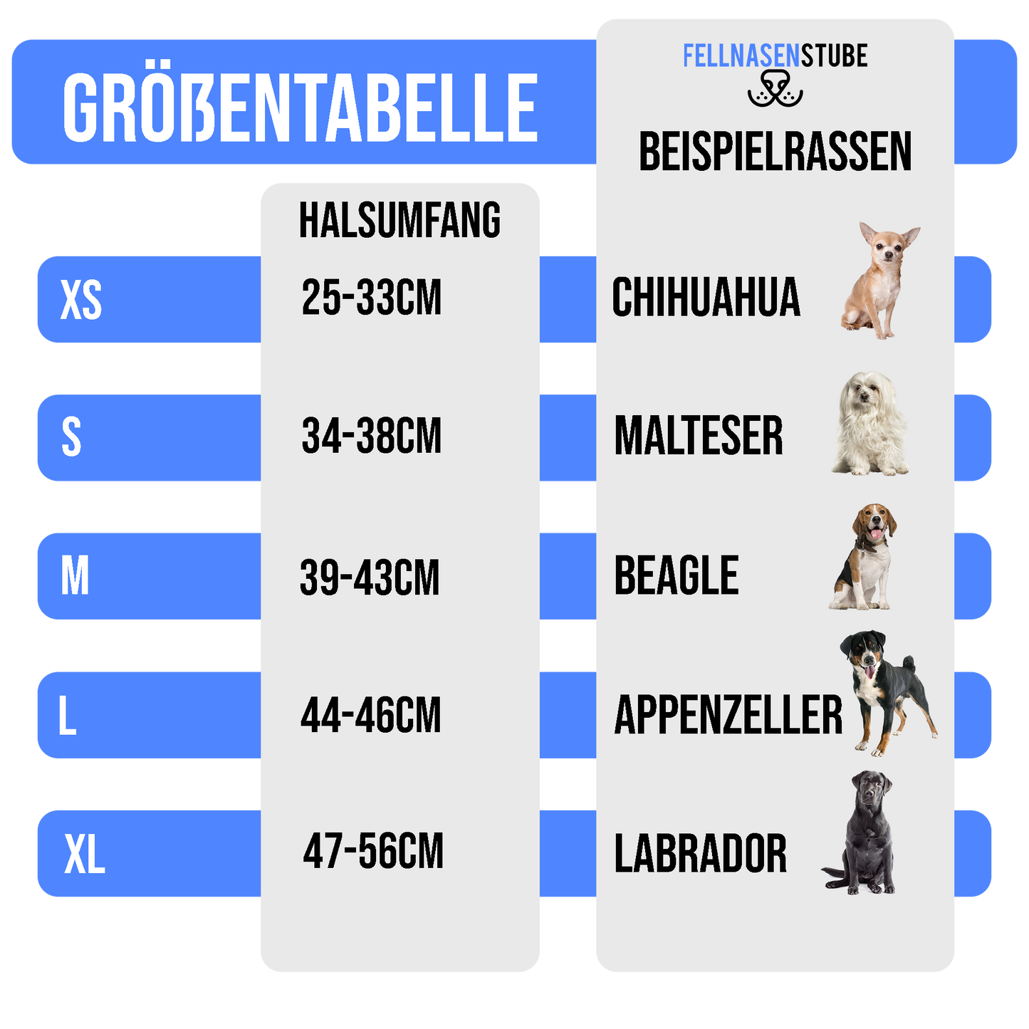 Fellnasenstube™ LED Leuchthalsband