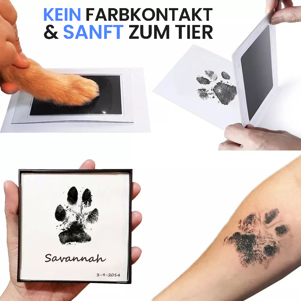 Pfotenabdruck Set für Hund & Katze