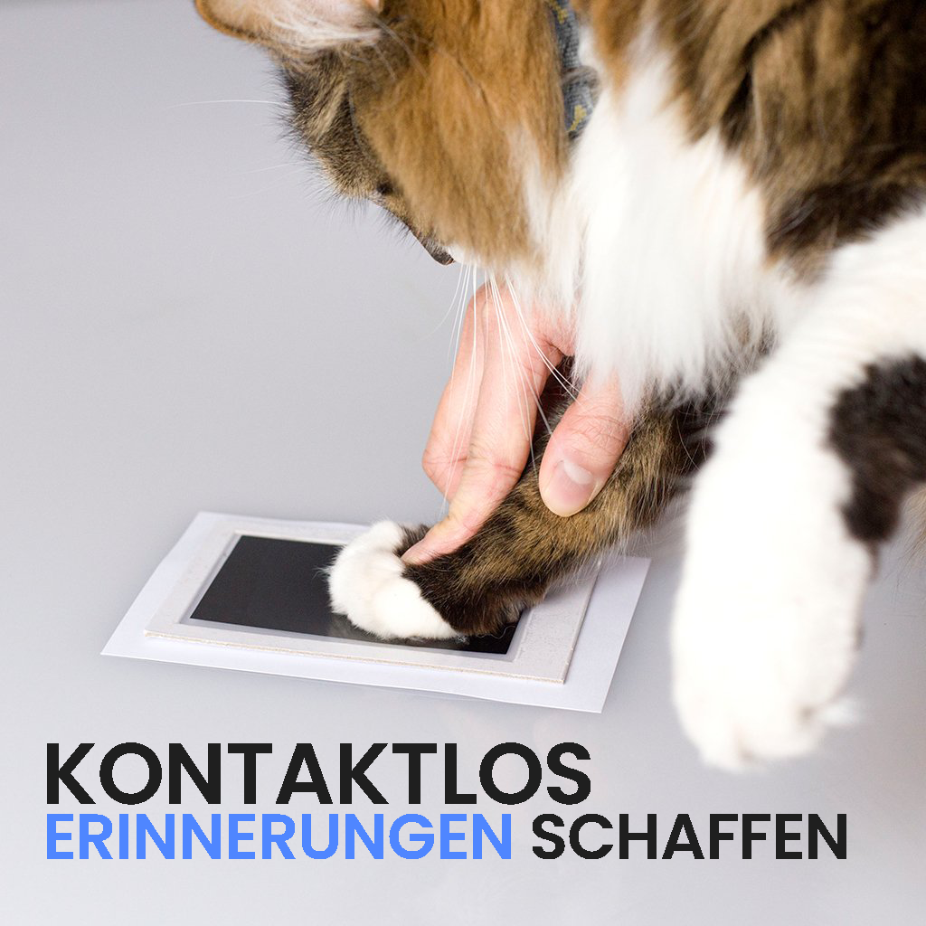 Pfotenabdruck Set für Hund & Katze