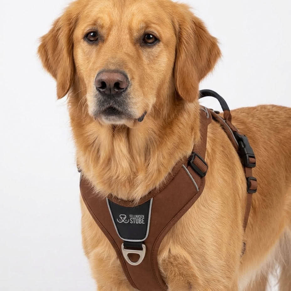 Fellnasenstube® Anti-Zieh Hundegeschirr mit Griff