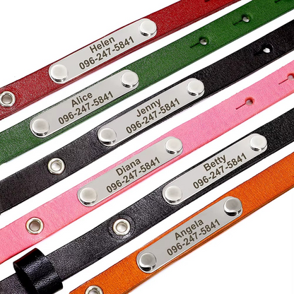 Personalisiertes Katzenhalsband mit Gravur