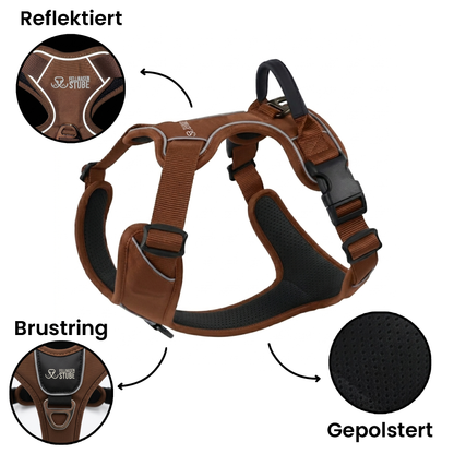 Fellnasenstube® Anti-Zieh Hundegeschirr