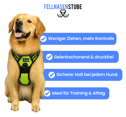 Fellnasenstube™ Anti-Zug Hundegeschirr