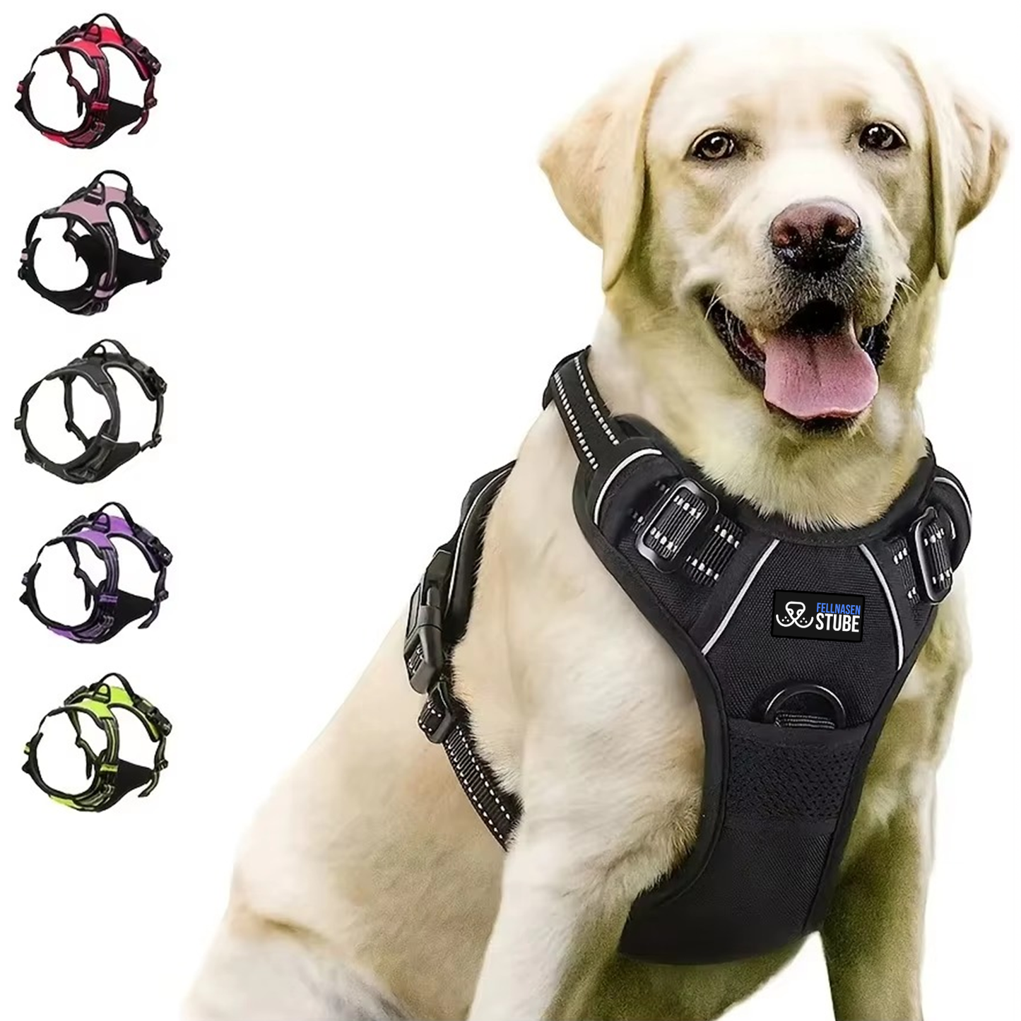 Fellnasenstube™ Anti-Zug Hundegeschirr