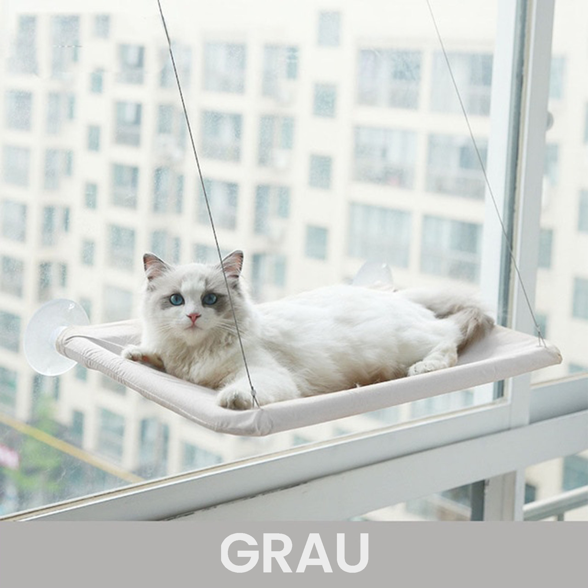 hängematte für katzen am fenster Kuschelige Katzenhängematte Fenster Jagdinstinkt Fellnasenstube