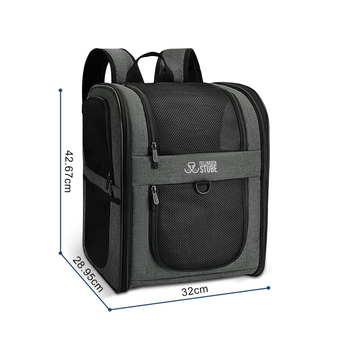 Fellnasenstube® Hunderucksack - Besonders Stabil & Bequem